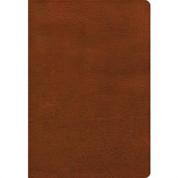 NASB Super Giant Print Reference Bible, Burnt Sienna Leathertouch