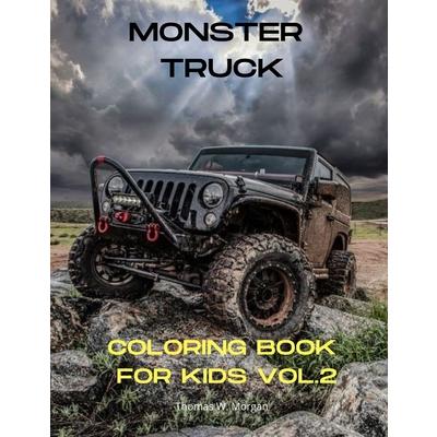 Monster Truck Coloring Book for Kids vol.2