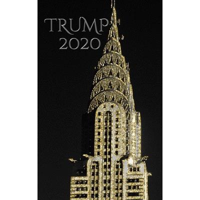 Trump-2020 Gold NYC Chrysler Building writing Drawing Journal.
