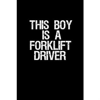 This boy is a forklift driver