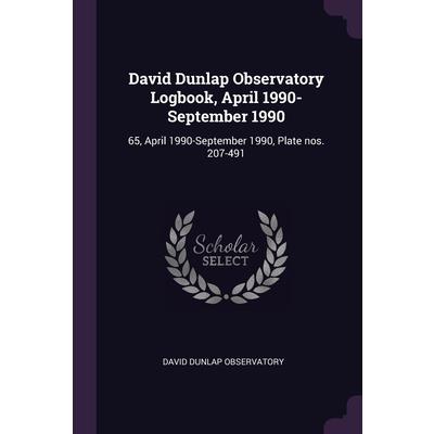 David Dunlap Observatory Logbook, April 1990-September 1990
