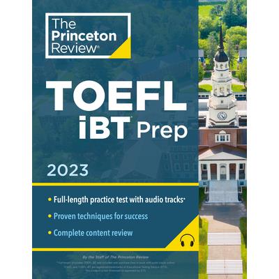 Princeton Review TOEFL IBT Prep with Audio/Listening Tracks- 2023