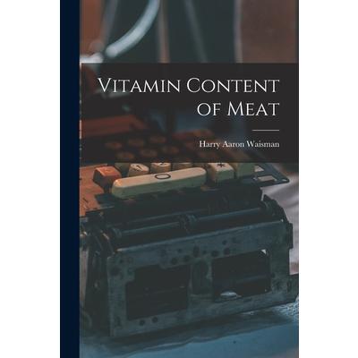 Vitamin Content of Meat