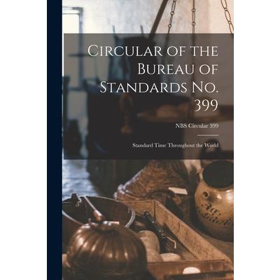 Circular of the Bureau of Standards No. 399