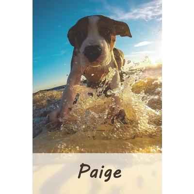 PaigeTagebuch / Journal Personalisiertes Notizbuch Paige - individuelles Namensbuch mit Hu