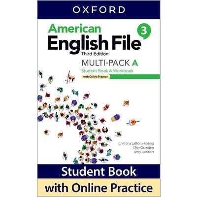 American English File Level 3 Student Book/Workbook Multi-Pack a with Online Practice