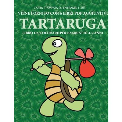 Libro da colorare per bambini di 4-5 anni (Tartaruga)