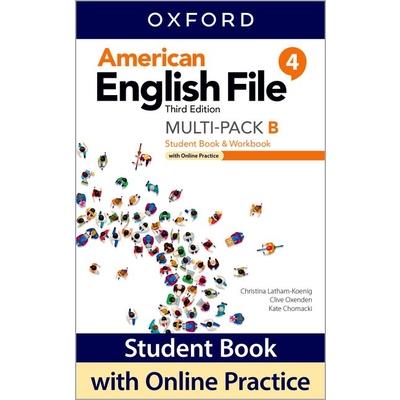 American English File Level 4 Student Book/Workbook Multi-Pack B with Online Practice