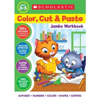 Color, Cut & Paste Jumbo Workbook