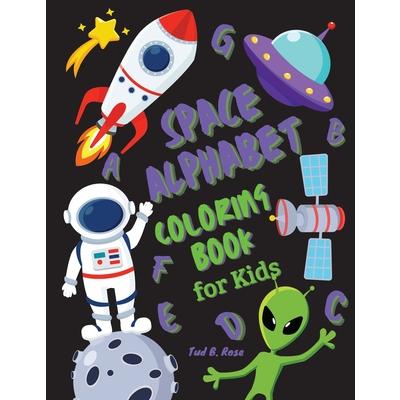 SPACE ALPHABET COLORING BOOK for Kids