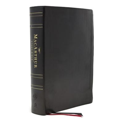 Esv, MacArthur Study Bible, 2nd Edition, Genuine Leather, Black, Thumb Indexed