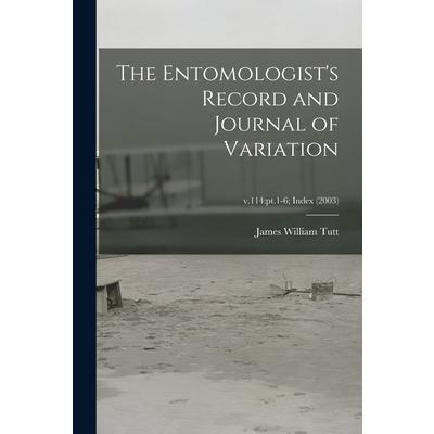 The Entomologist’s Record and Journal of Variation; v.114