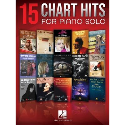 15 Chart Hits for Piano Solo Songbook
