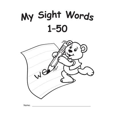 My Own Books(tm) Sight Words 1-50, 10-Pack