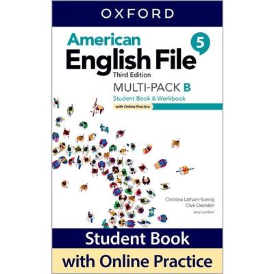 American English File Level 5 Student Book/Workbook Multi-Pack B with Online Practice
