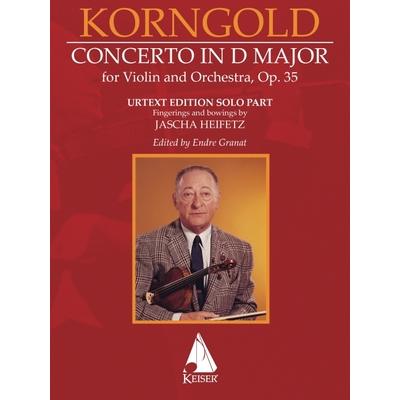 Erich Korngold: Violin Concerto in D Major， Op. 35 － Critical Edition － Fingerings and Bow