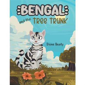 Bengal and the Tree Trunk