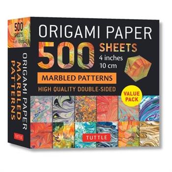 Origami Paper 500 Sheets Marbled Patterns 4 (10 CM)