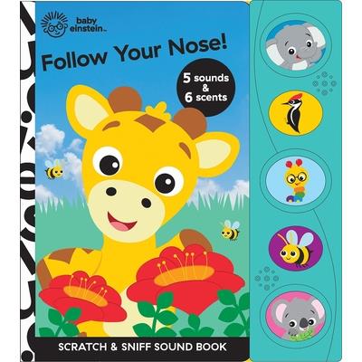 Baby Einstein: Follow Your Nose! Scratch & Sniff Sound Book | 拾書所