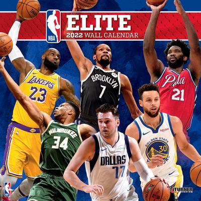 NBA Elite 2022 12x12 Wall Calendar