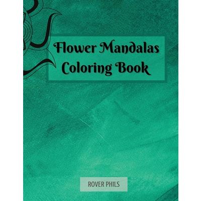 Flower Mandalas Coloring book | 拾書所