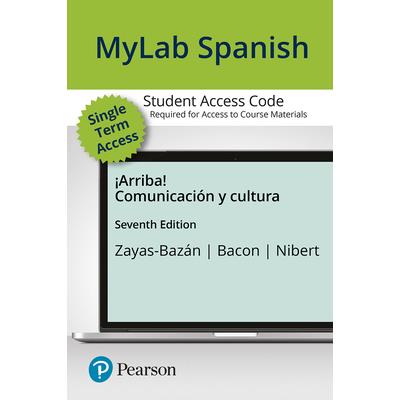 Arriba MySpanishLab with Pearson eText Access Card, One Semester | 拾書所