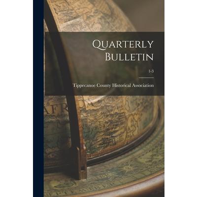 Quarterly Bulletin; 1-3