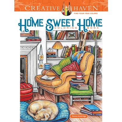 Creative Haven Home Sweet Home Coloring Book