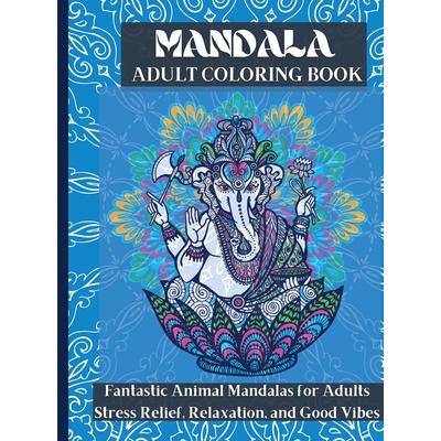 Mandala Adult Coloring Book | 拾書所