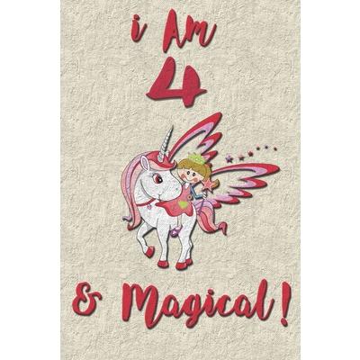 I am 4 & Magical! NoteBook Blank
