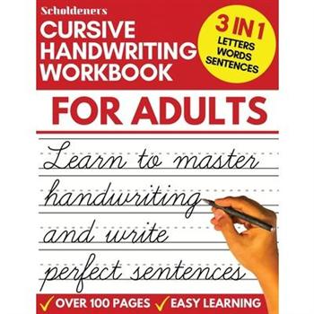 Cursive Handwriting Workbook for AdultsLearn Cursive Writing for Adults (Adult Cursive Han