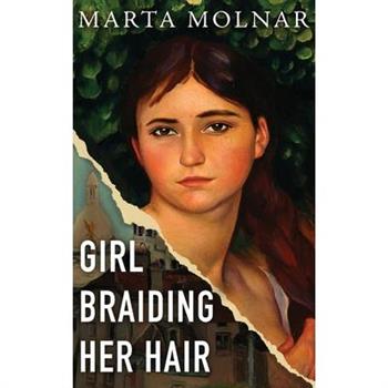 Girl Braiding Her Hair