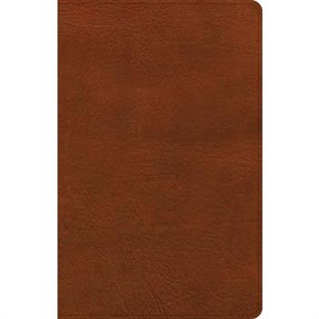 CSB Thinline Bible, Burnt Sienna Leathertouch