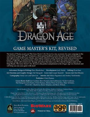 Dragon Age Game Master’s Kit, Revised Edition