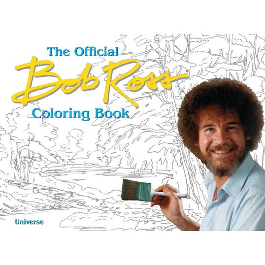 The Bob Ross Coloring Book