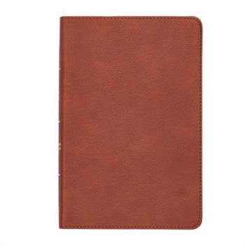 CSB Thinline Reference Bible, Burnt Sienna Leathertouch