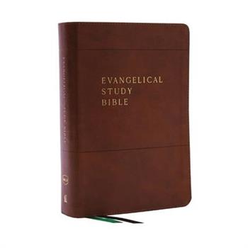 Nkjv, Evangelical Study Bible, Leathersoft, Brown, Red Letter, Comfort Print