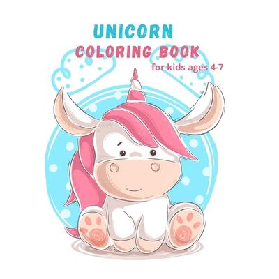 UNICORN COLORING BOOK for kids ages 4-7