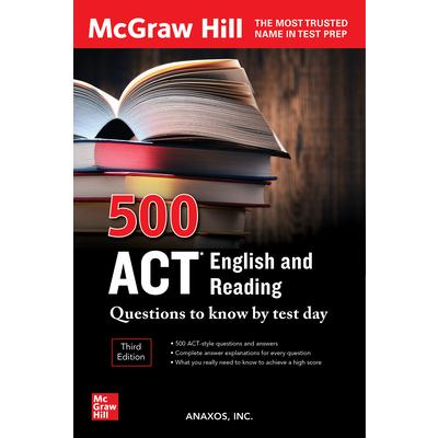 500 ACT English and Reading Questions to Know by Test Day, Third Edition | 拾書所