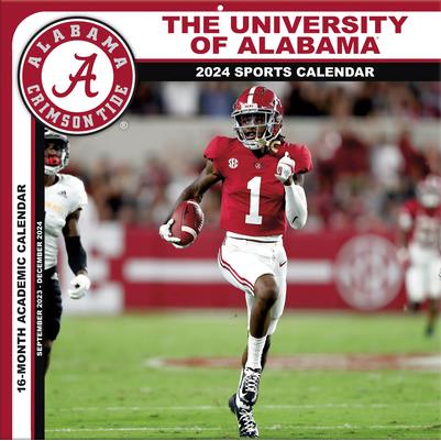 Alabama Crimson Tide 2024 12x12 Team Wall Calendar
