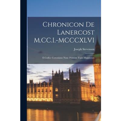 Chronicon de Lanercost M.CC.I.-MCCCXLVI | 拾書所