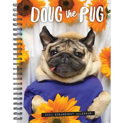 Doug the Pug 2024 6.5 X 8.5 Engagement Calendar | 拾書所