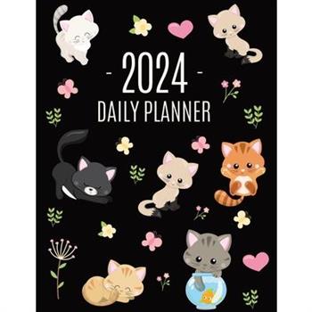Cats Daily Planner 2024