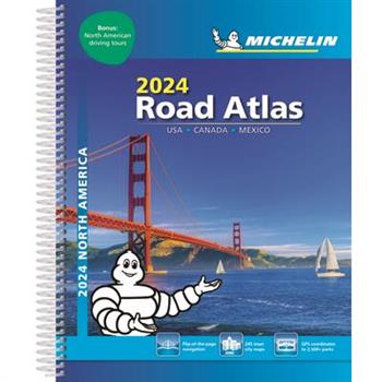 Michelin North America Road Atlas 2024 USA - Canada - Mexico