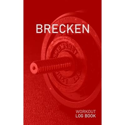 BreckenBlank Daily Health Fitness Workout Log Book - Track Exercise Type, Sets, Reps, Weig