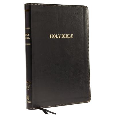 KJV, Thinline Bible, Large Print, Imitation Leather, Black, Red Letter Edition