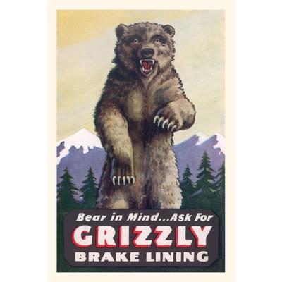 Vintage Journal Grizzly Brake Lining Ad