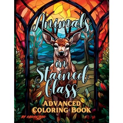 Animals in Stained Glass Advanced Coloring Book | 拾書所