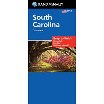 Rand McNally Easy to Fold: South Carolina State Laminated Map
