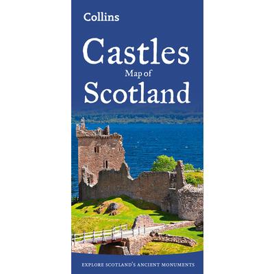 Castles Map of Scotland | 拾書所